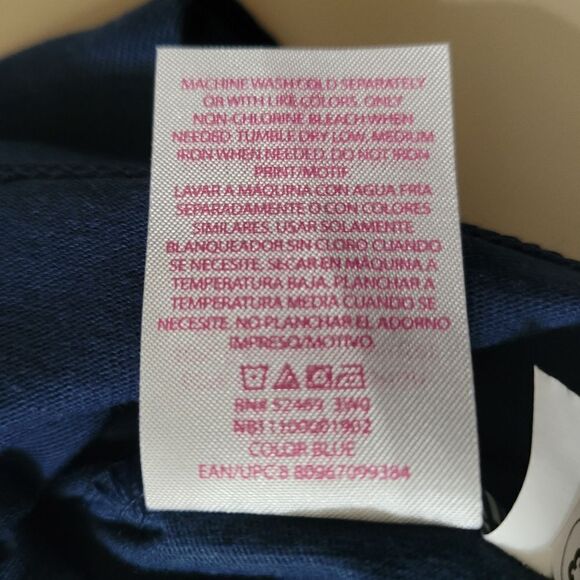 No Boundaries Junior's Navy Everyday Short Sleeve T-Shirt - Picture 10 of 11